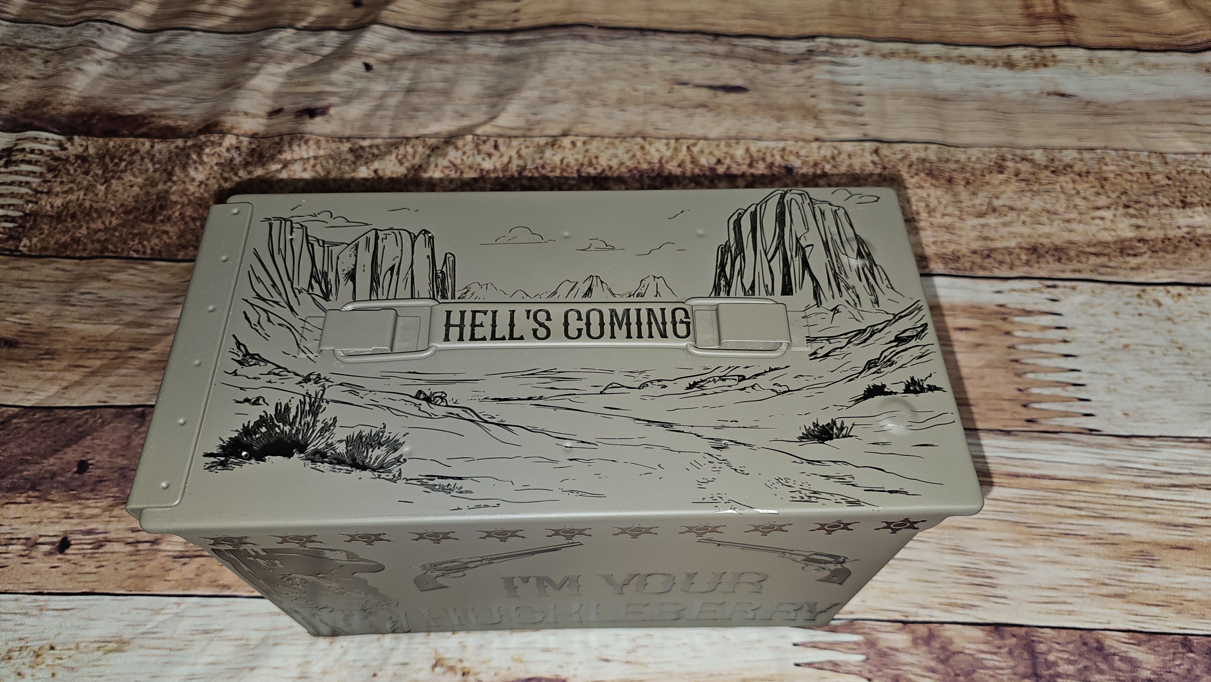 Custom Ammo Can - Laser engraved metal storage